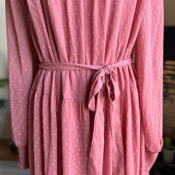 🌼English Factory Smocked Swiss Dot Maxi Dress - Picture 7 of 16